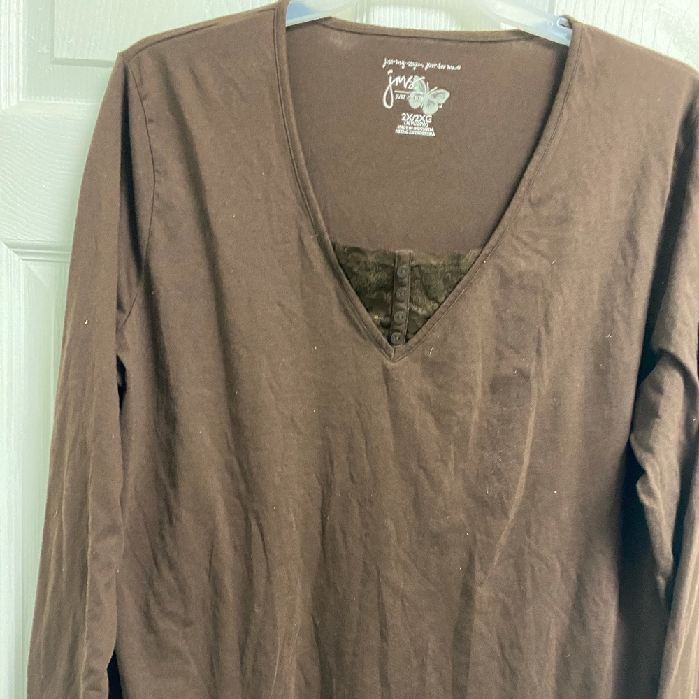 Brown Long Sleeve T-shirt